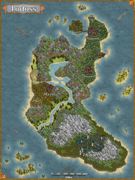 Lodoss WorldMap Lodoss WorldMap